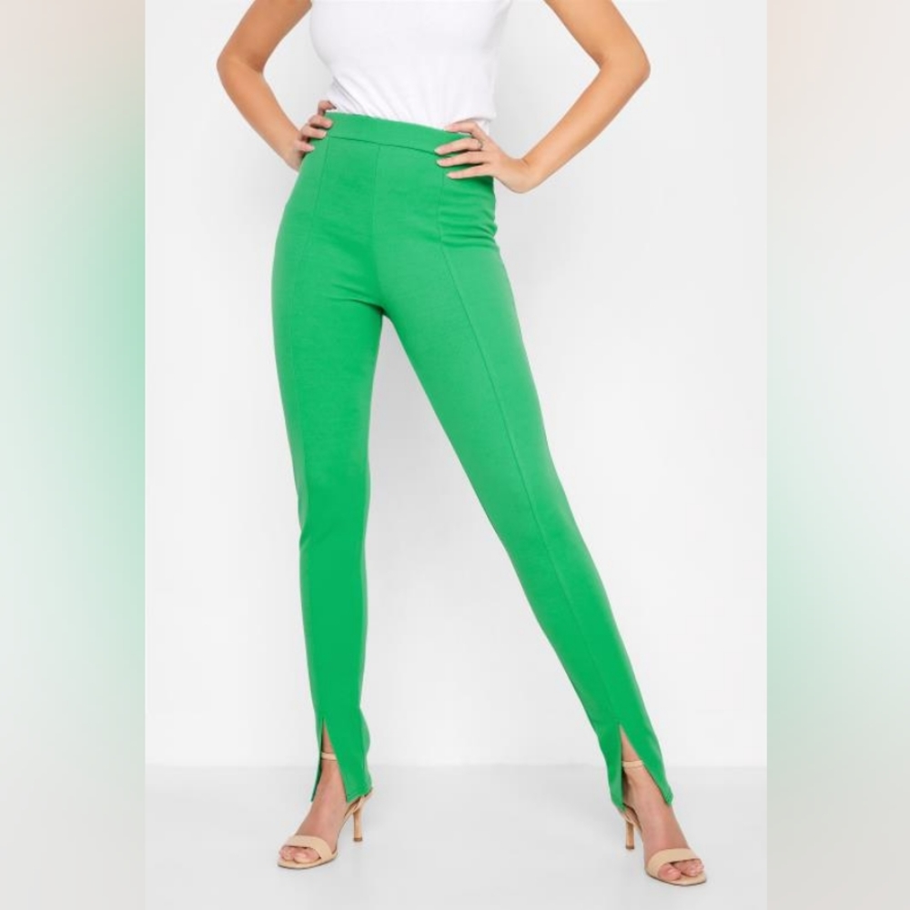 NWT Tall Split Front Stretch Slim Trousers